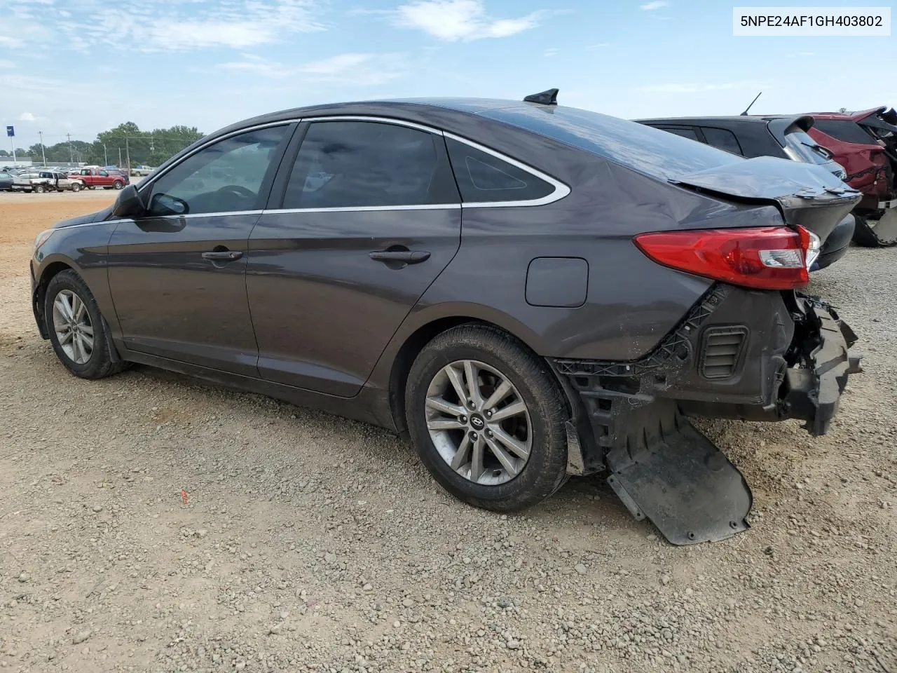 2016 Hyundai Sonata Se VIN: 5NPE24AF1GH403802 Lot: 72590454