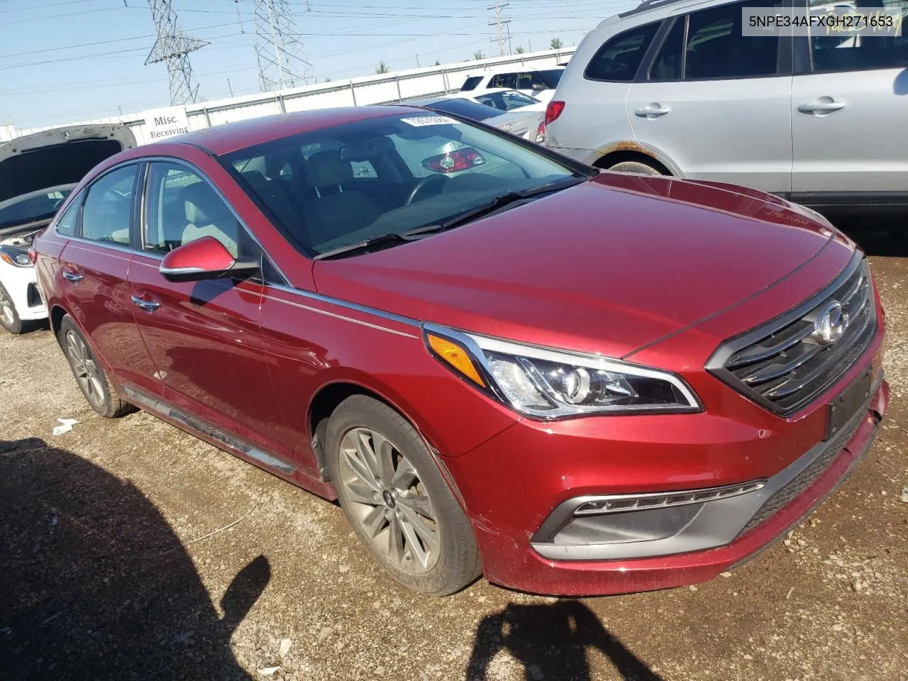 2016 Hyundai Sonata Sport VIN: 5NPE34AFXGH271653 Lot: 72676084