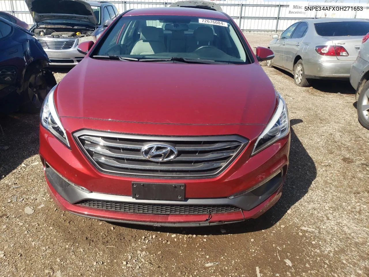 2016 Hyundai Sonata Sport VIN: 5NPE34AFXGH271653 Lot: 72676084