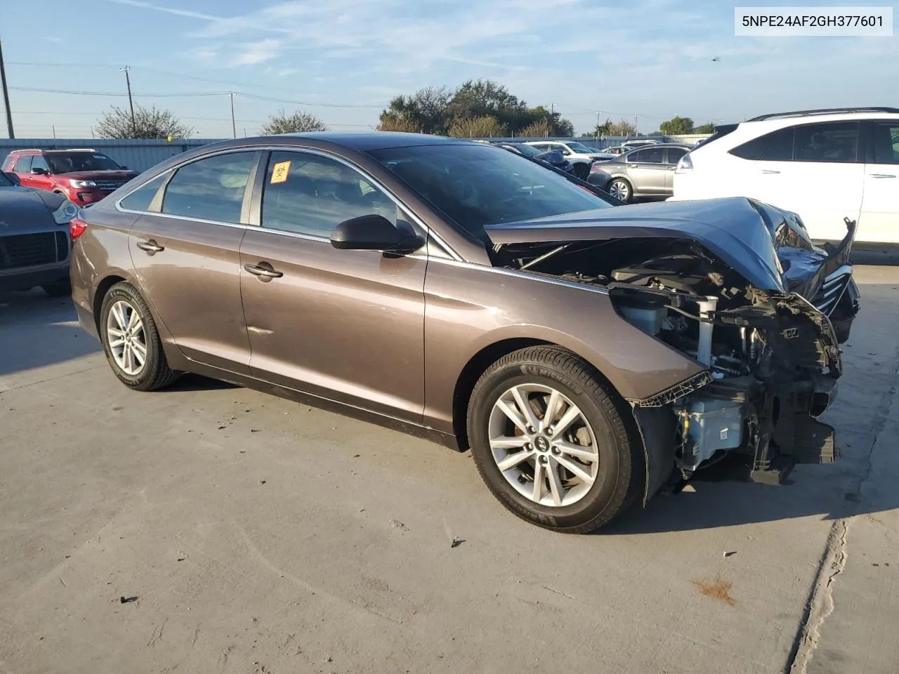 2016 Hyundai Sonata Se VIN: 5NPE24AF2GH377601 Lot: 72736554