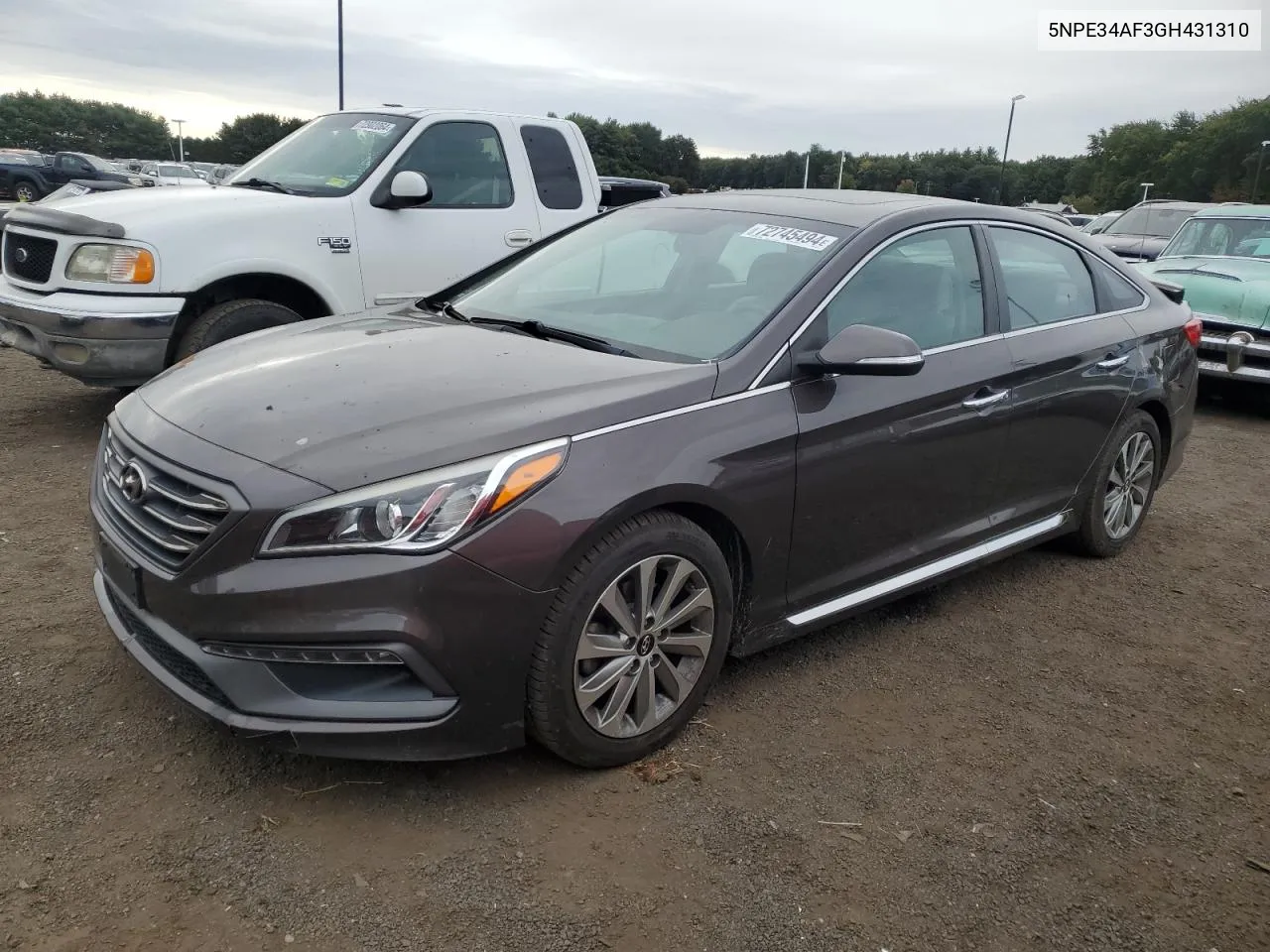 5NPE34AF3GH431310 2016 Hyundai Sonata Sport