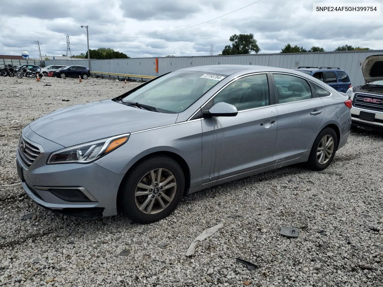 2016 Hyundai Sonata Se VIN: 5NPE24AF5GH399754 Lot: 72750784