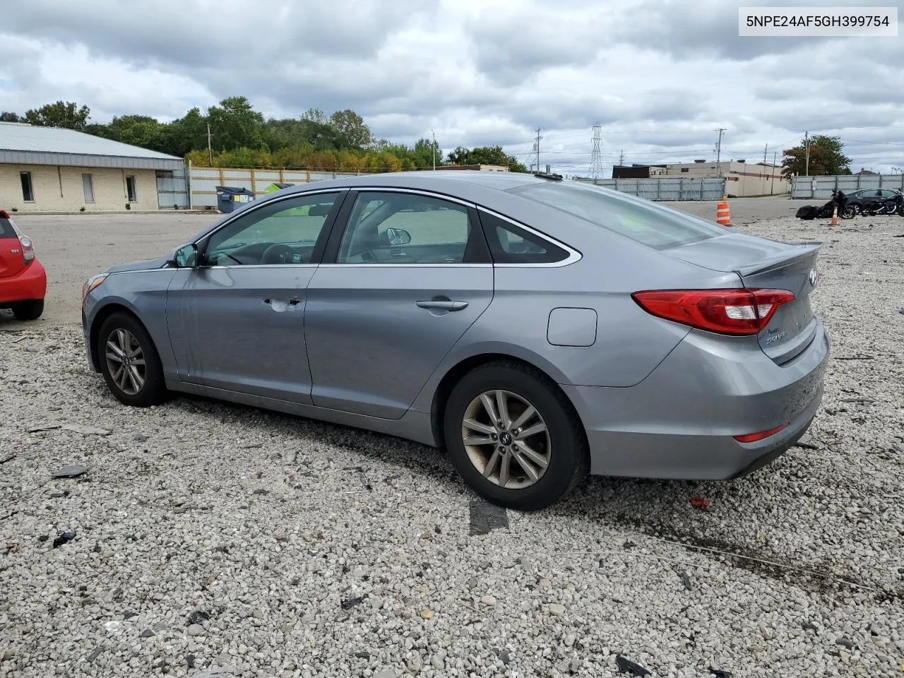 2016 Hyundai Sonata Se VIN: 5NPE24AF5GH399754 Lot: 72750784