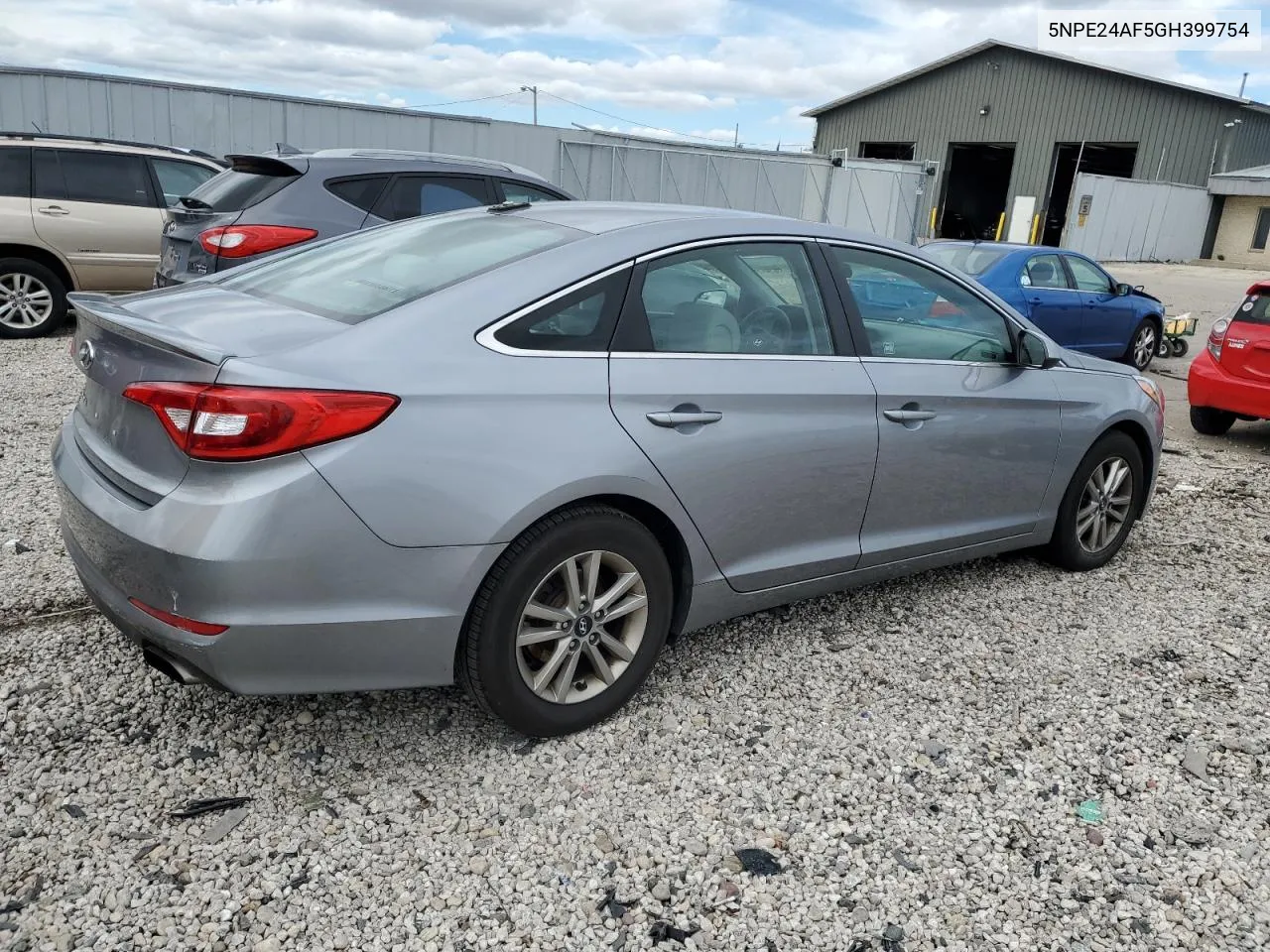 2016 Hyundai Sonata Se VIN: 5NPE24AF5GH399754 Lot: 72750784