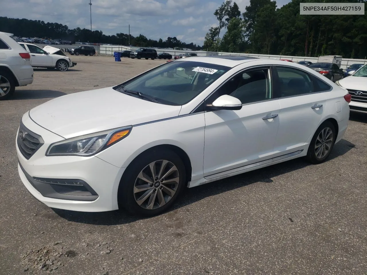 2016 Hyundai Sonata Sport VIN: 5NPE34AF5GH427159 Lot: 72764994