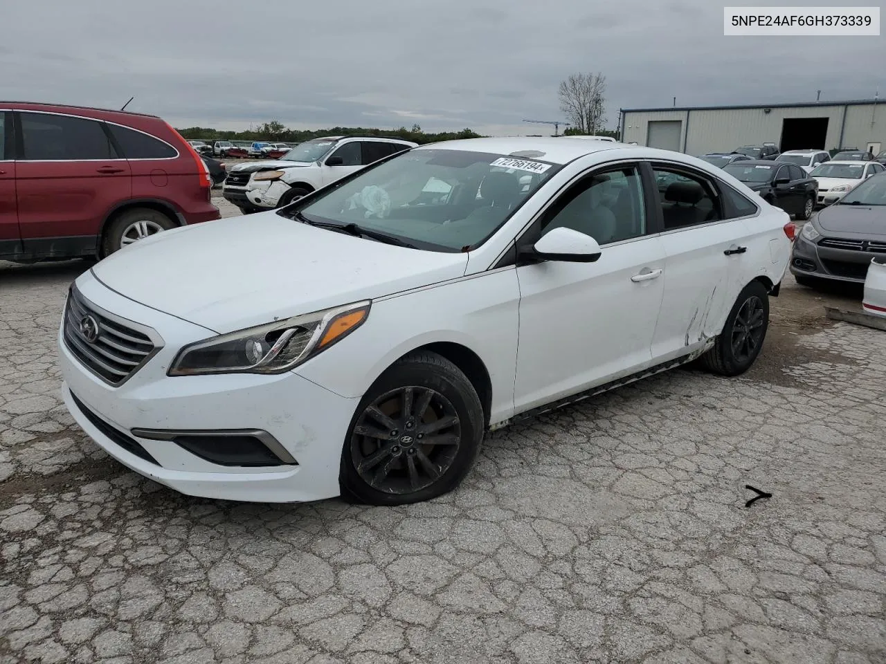 2016 Hyundai Sonata Se VIN: 5NPE24AF6GH373339 Lot: 72766194