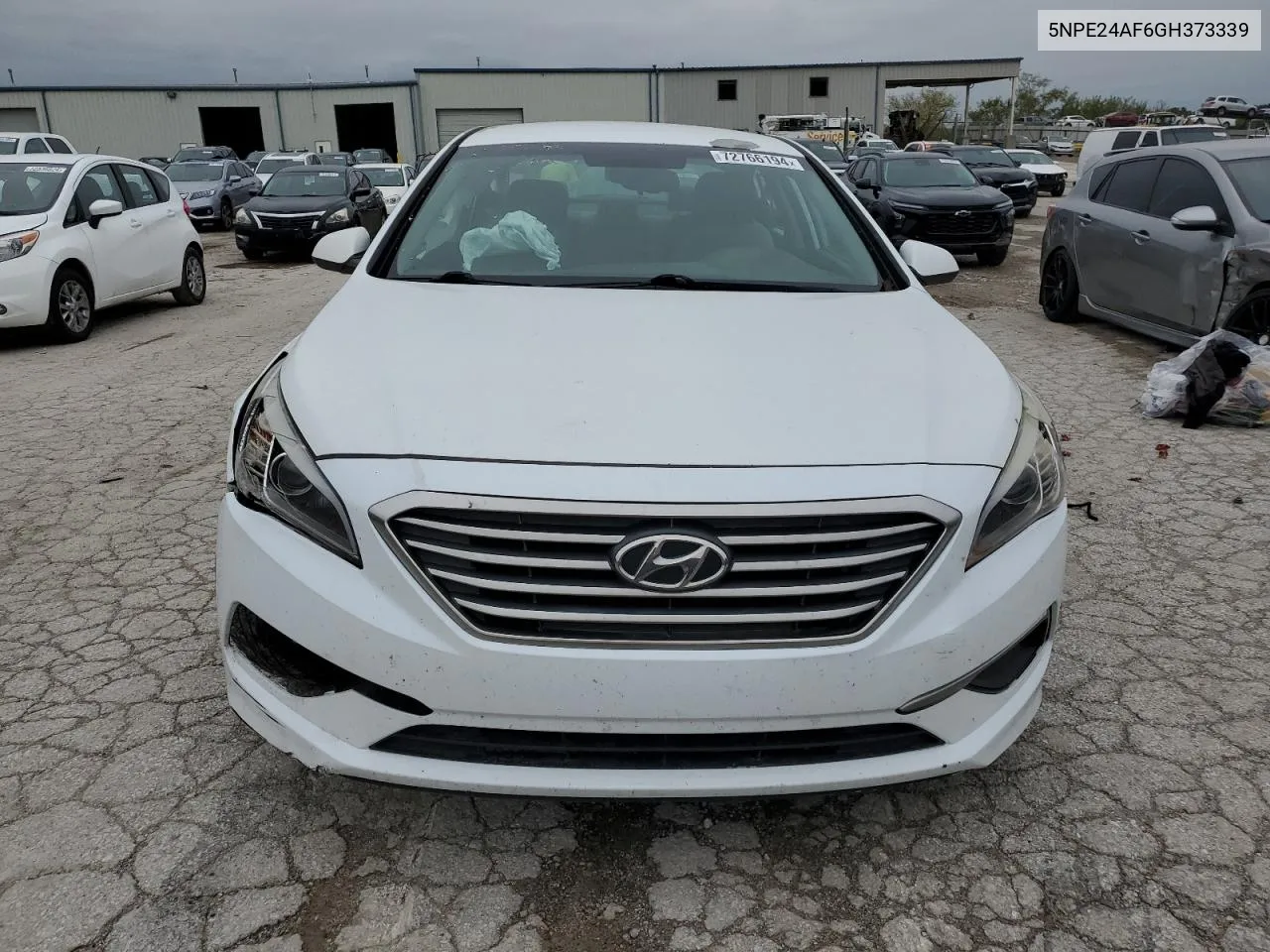 2016 Hyundai Sonata Se VIN: 5NPE24AF6GH373339 Lot: 72766194