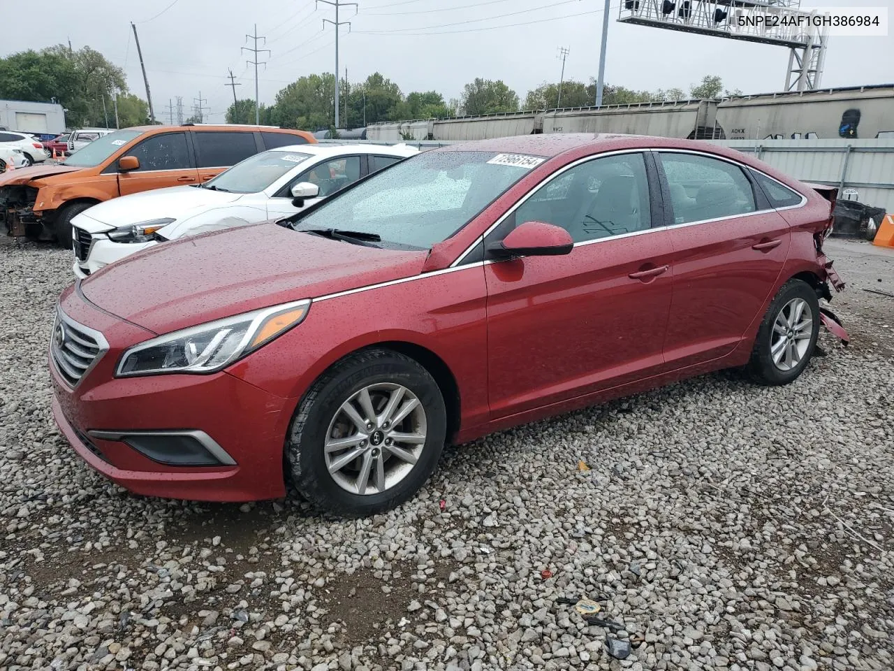 2016 Hyundai Sonata Se VIN: 5NPE24AF1GH386984 Lot: 72966154