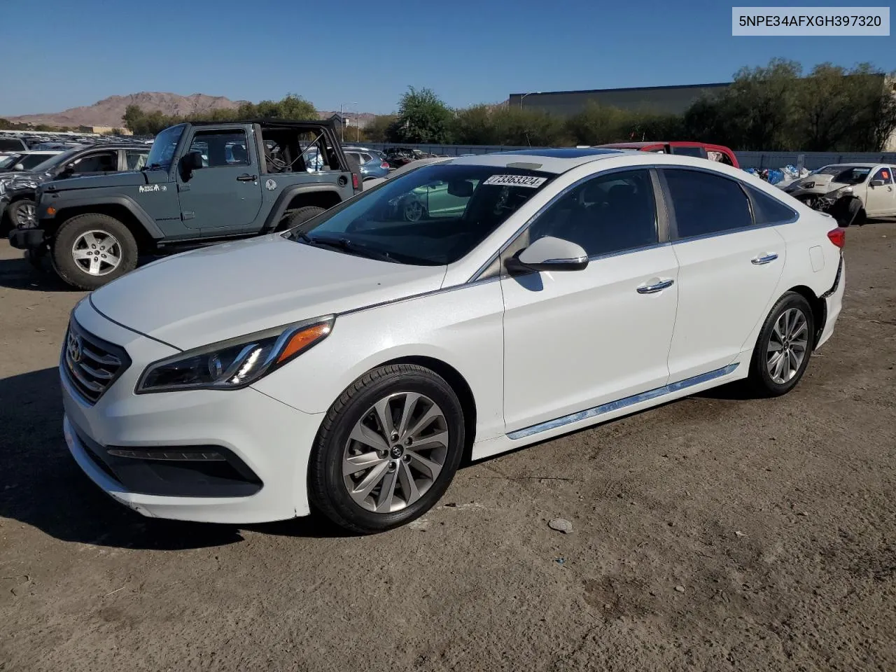 2016 Hyundai Sonata Sport VIN: 5NPE34AFXGH397320 Lot: 73363324