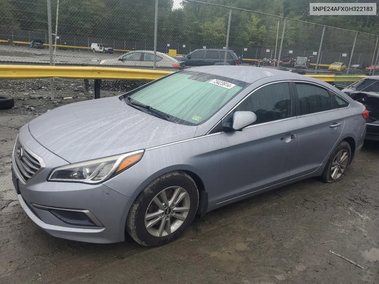 2016 Hyundai Sonata Se VIN: 5NPE24AFXGH322183 Lot: 73423914