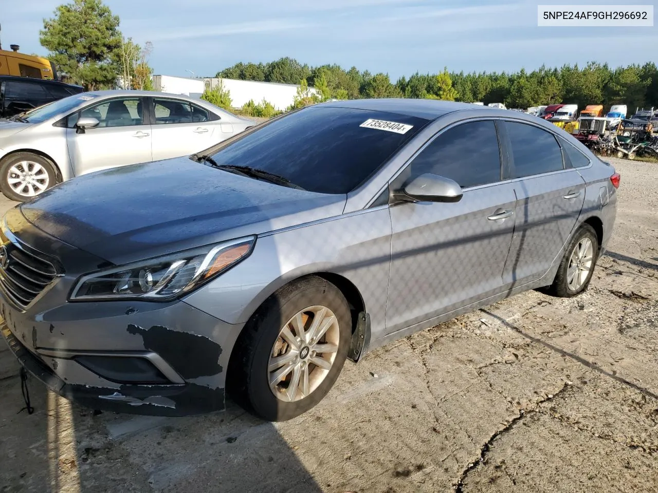 2016 Hyundai Sonata Se VIN: 5NPE24AF9GH296692 Lot: 73528404