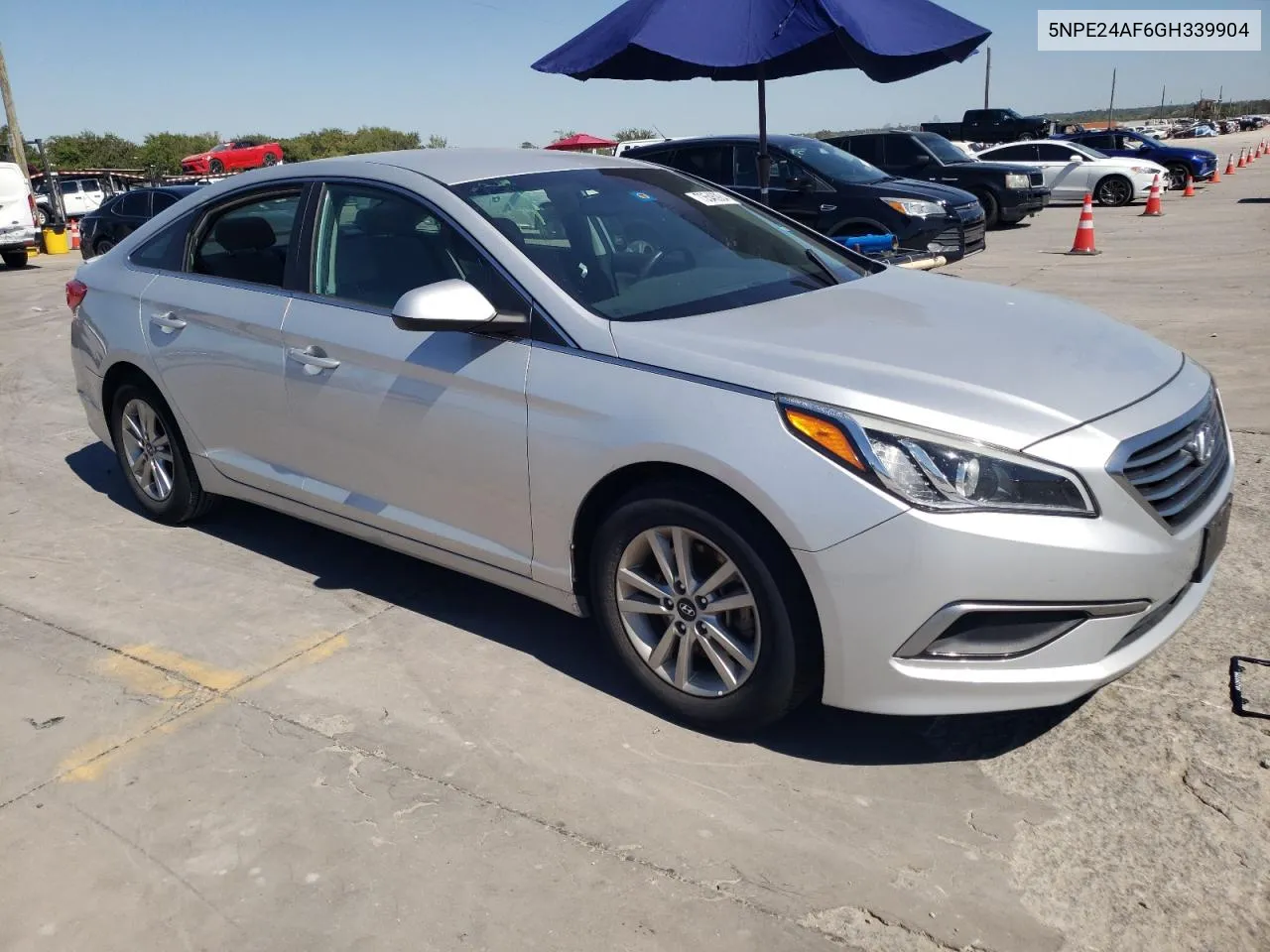 2016 Hyundai Sonata Se VIN: 5NPE24AF6GH339904 Lot: 73546924