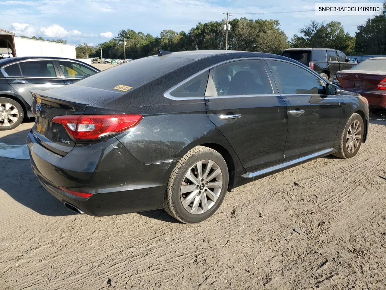 2016 Hyundai Sonata Sport VIN: 5NPE34AF0GH409880 Lot: 73644114