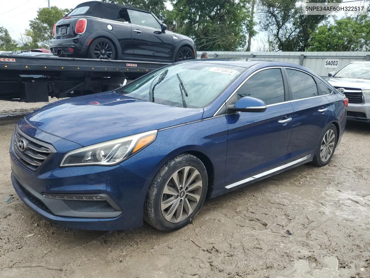 2016 Hyundai Sonata Sport VIN: 5NPE34AF6GH322517 Lot: 73715074