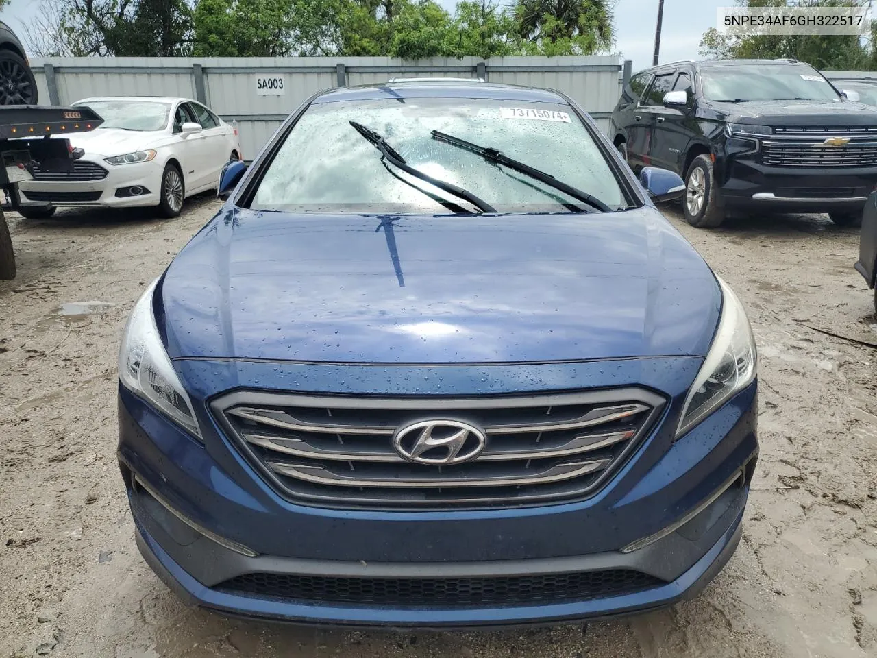 2016 Hyundai Sonata Sport VIN: 5NPE34AF6GH322517 Lot: 73715074