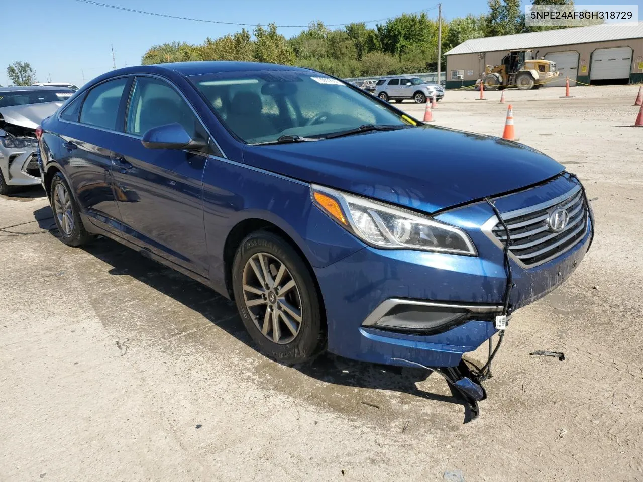 5NPE24AF8GH318729 2016 Hyundai Sonata Se