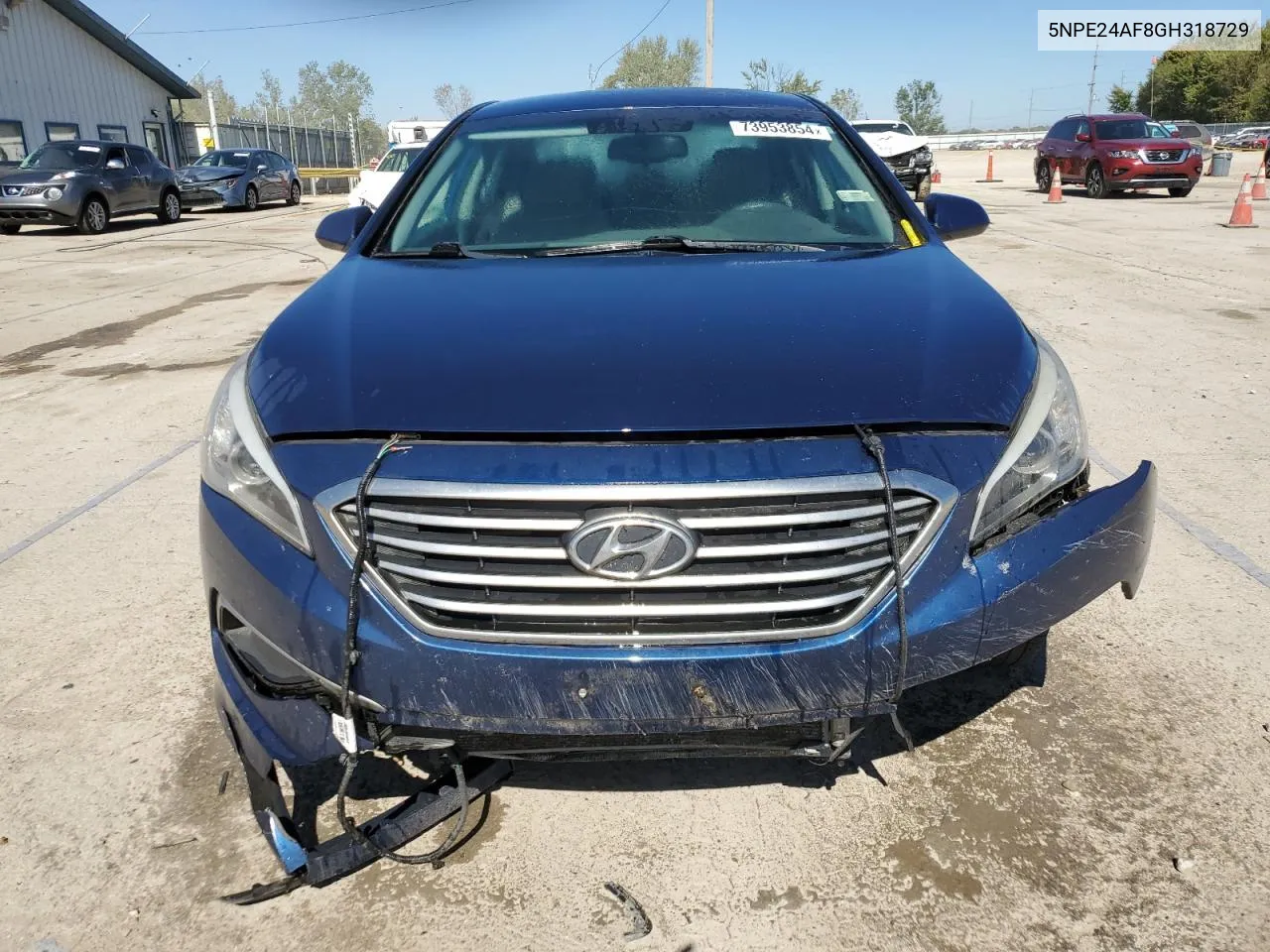 5NPE24AF8GH318729 2016 Hyundai Sonata Se