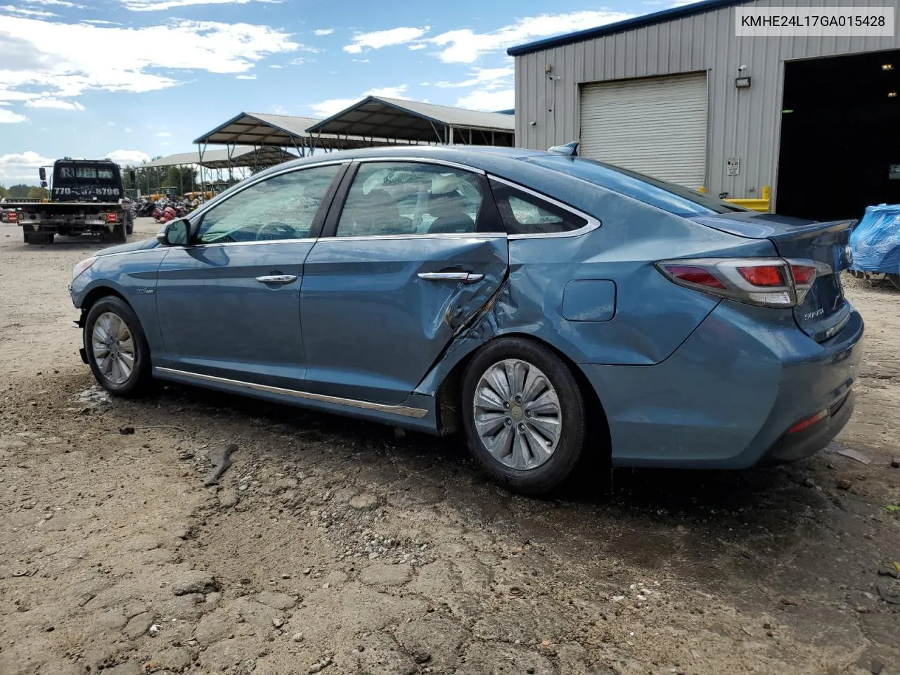 2016 Hyundai Sonata Hybrid VIN: KMHE24L17GA015428 Lot: 73999274