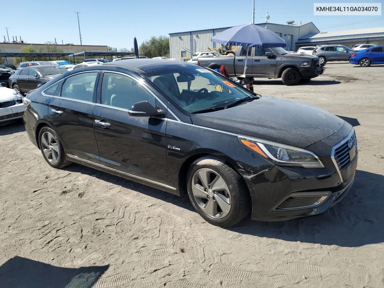 2016 Hyundai Sonata Hybrid VIN: KMHE34L11GA034070 Lot: 74009544