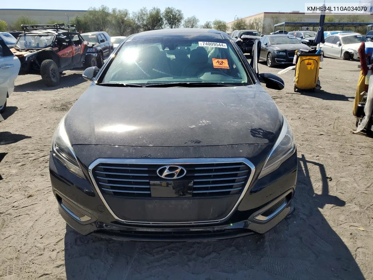 2016 Hyundai Sonata Hybrid VIN: KMHE34L11GA034070 Lot: 74009544