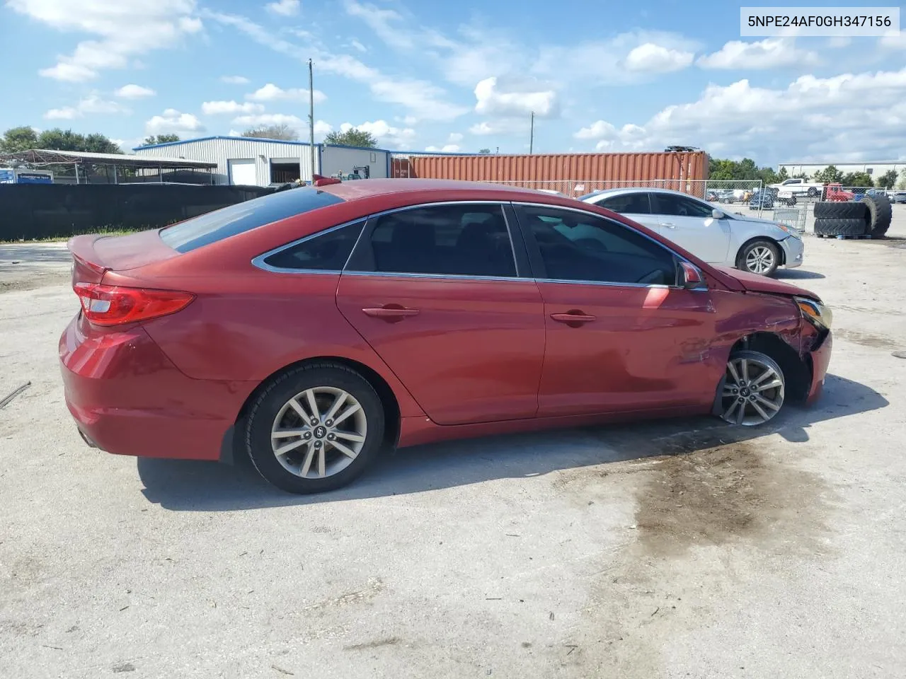 2016 Hyundai Sonata Se VIN: 5NPE24AF0GH347156 Lot: 74024304