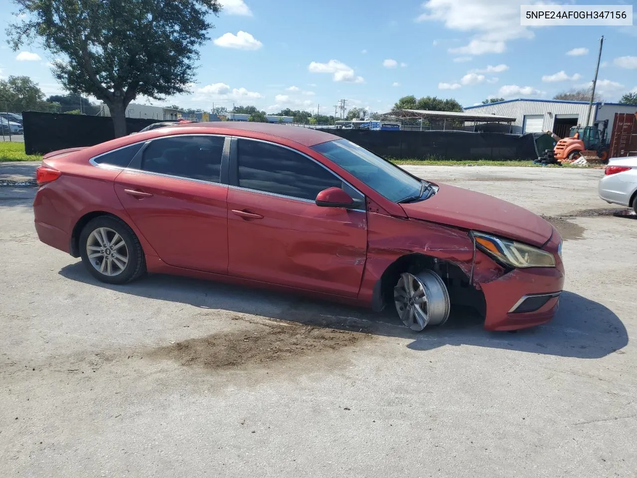 2016 Hyundai Sonata Se VIN: 5NPE24AF0GH347156 Lot: 74024304