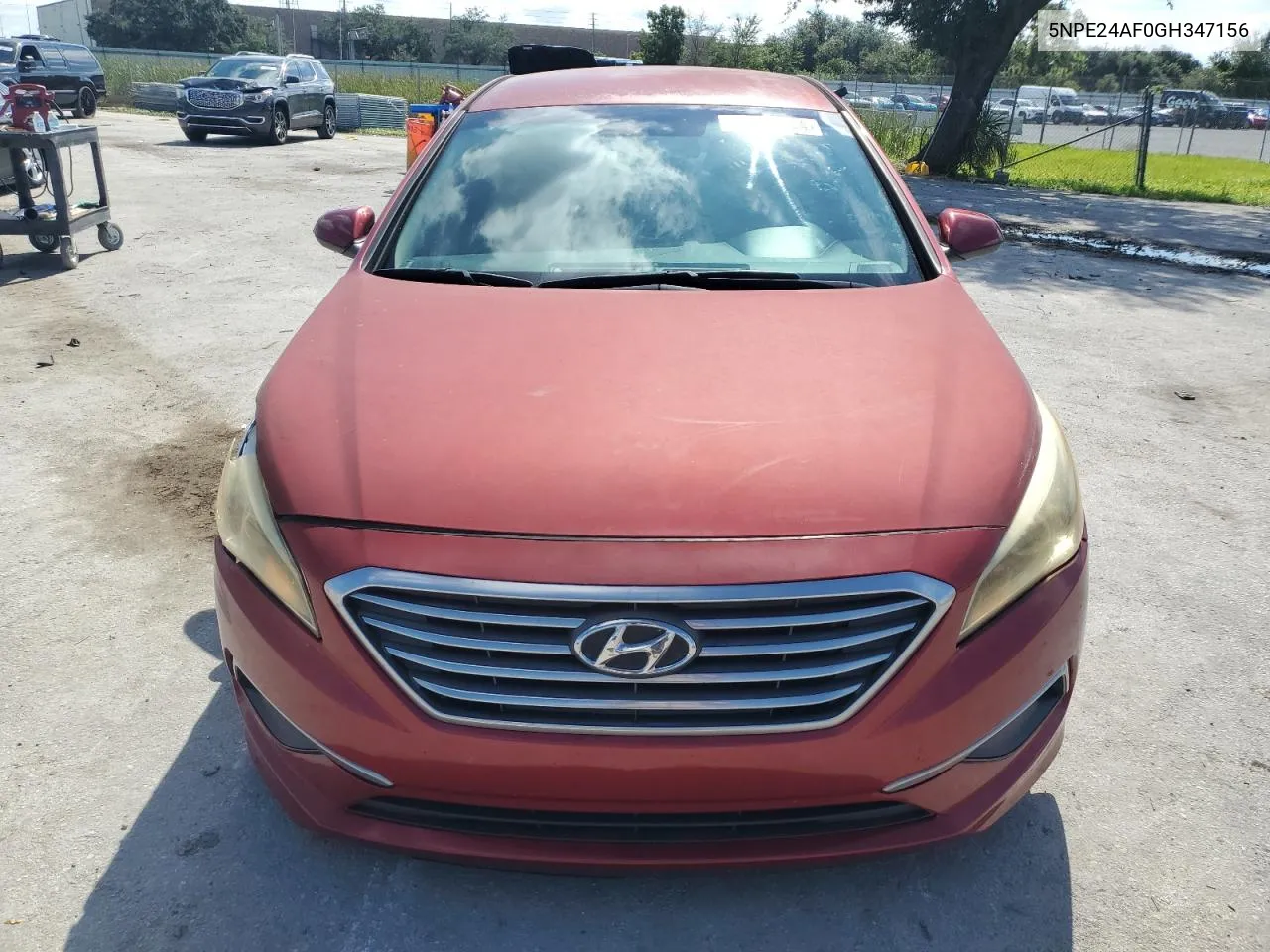 2016 Hyundai Sonata Se VIN: 5NPE24AF0GH347156 Lot: 74024304