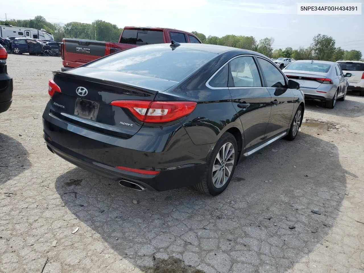 2016 Hyundai Sonata Sport VIN: 5NPE34AF0GH434391 Lot: 74196124