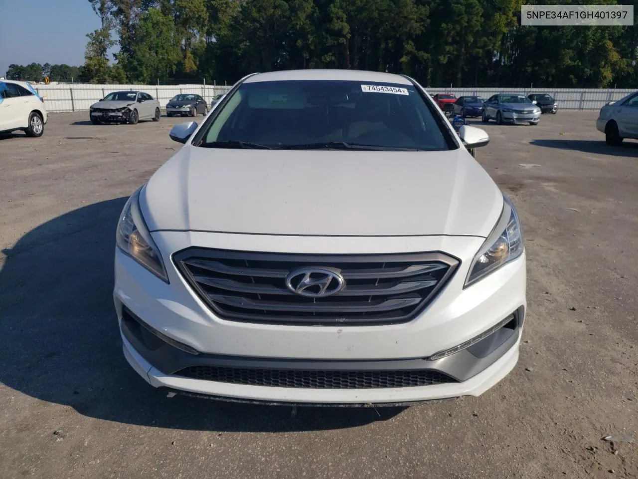 2016 Hyundai Sonata Sport VIN: 5NPE34AF1GH401397 Lot: 74543454