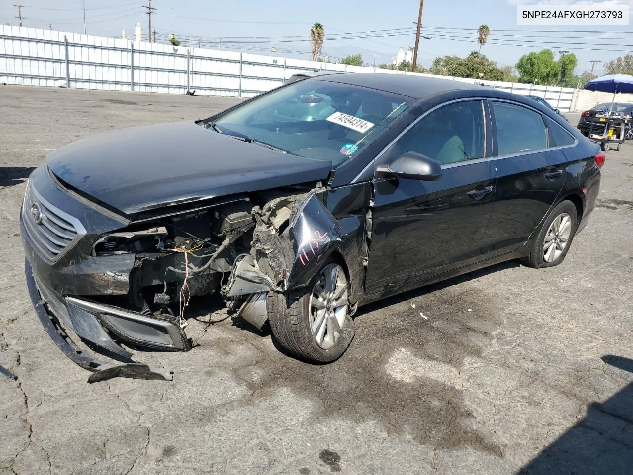 5NPE24AFXGH273793 2016 Hyundai Sonata Se