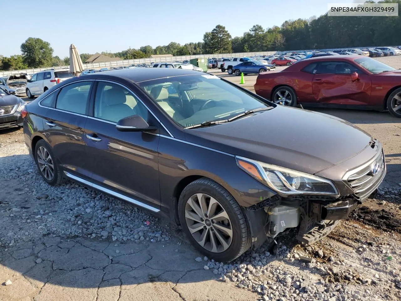 2016 Hyundai Sonata Sport VIN: 5NPE34AFXGH329499 Lot: 74642344