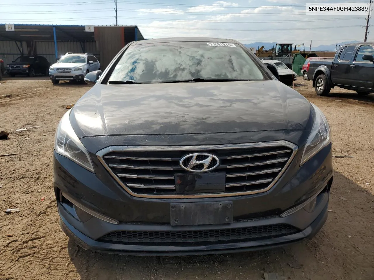 2016 Hyundai Sonata Sport VIN: 5NPE34AF0GH423889 Lot: 74661914