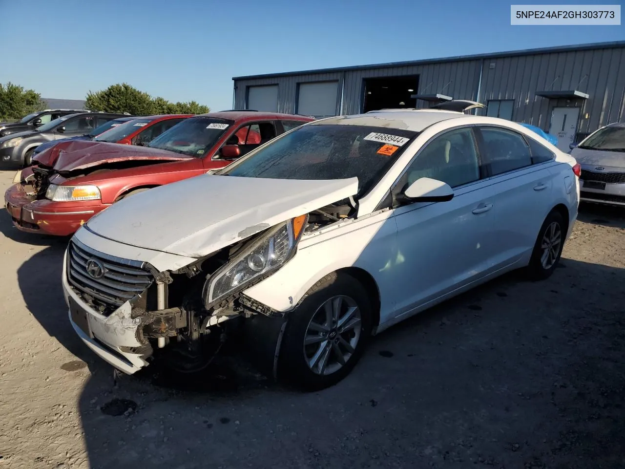 2016 Hyundai Sonata Se VIN: 5NPE24AF2GH303773 Lot: 74688944