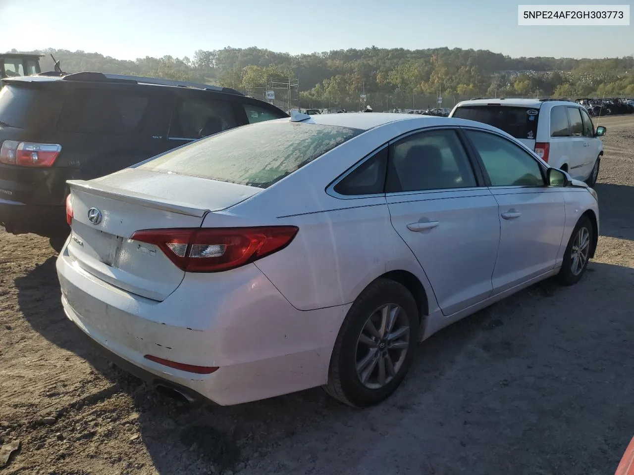 2016 Hyundai Sonata Se VIN: 5NPE24AF2GH303773 Lot: 74688944