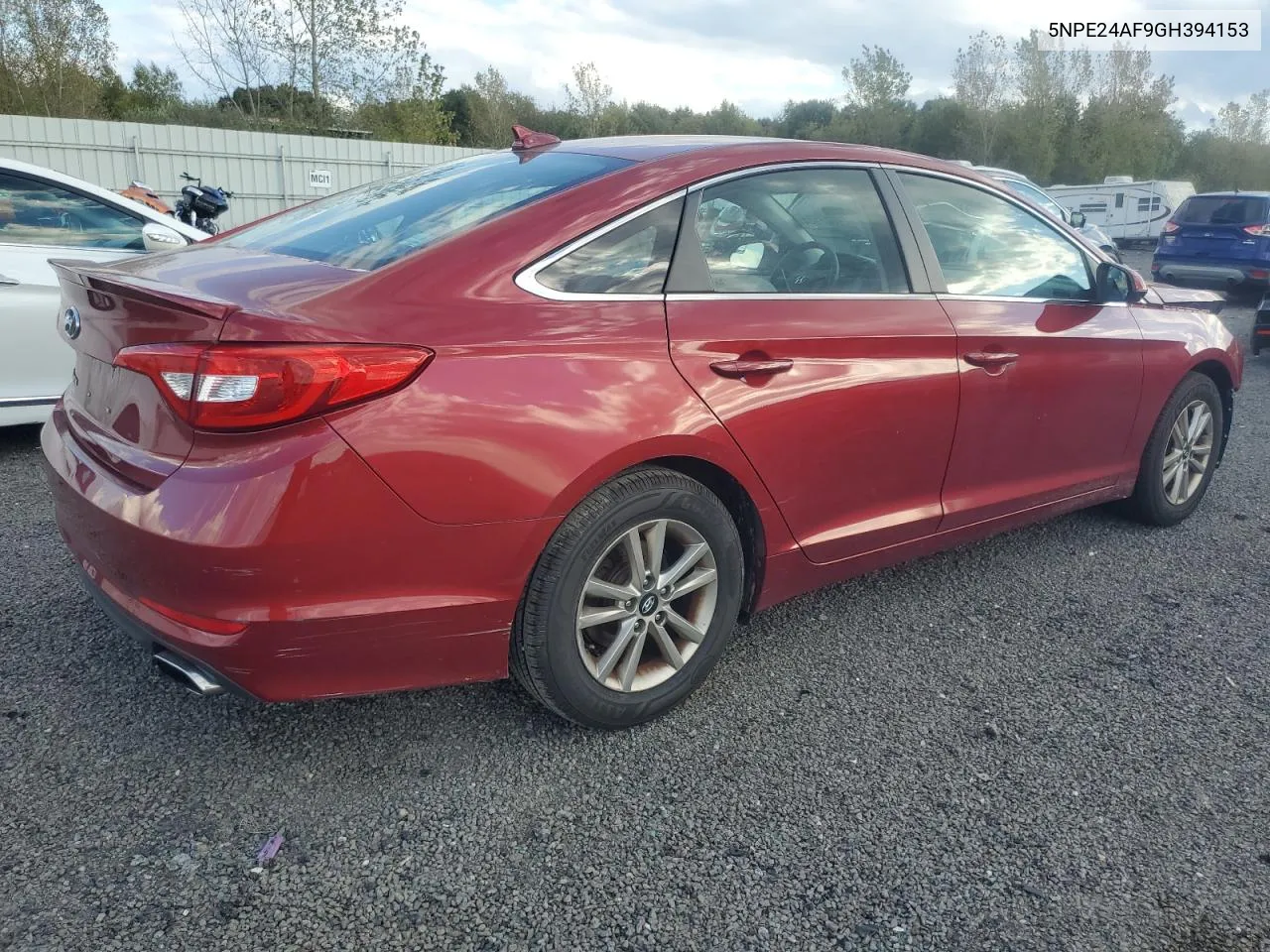 2016 Hyundai Sonata Se VIN: 5NPE24AF9GH394153 Lot: 74827134