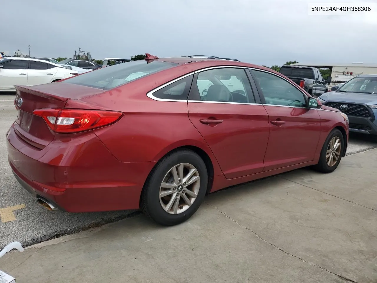 2016 Hyundai Sonata Se VIN: 5NPE24AF4GH358306 Lot: 74861294