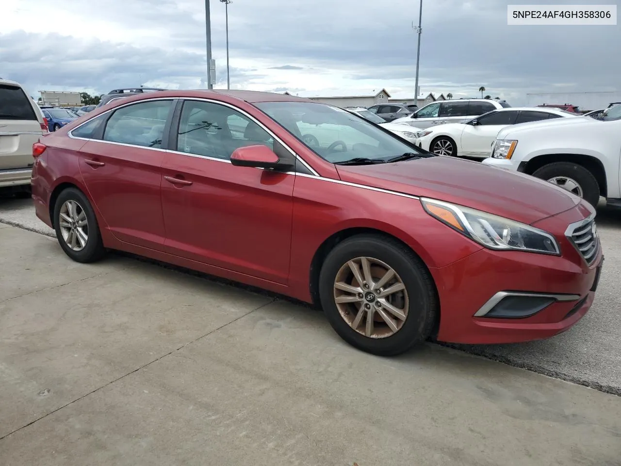 2016 Hyundai Sonata Se VIN: 5NPE24AF4GH358306 Lot: 74861294