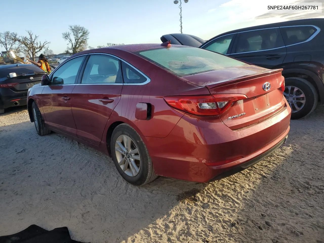 2016 Hyundai Sonata Se VIN: 5NPE24AF6GH267781 Lot: 74874454