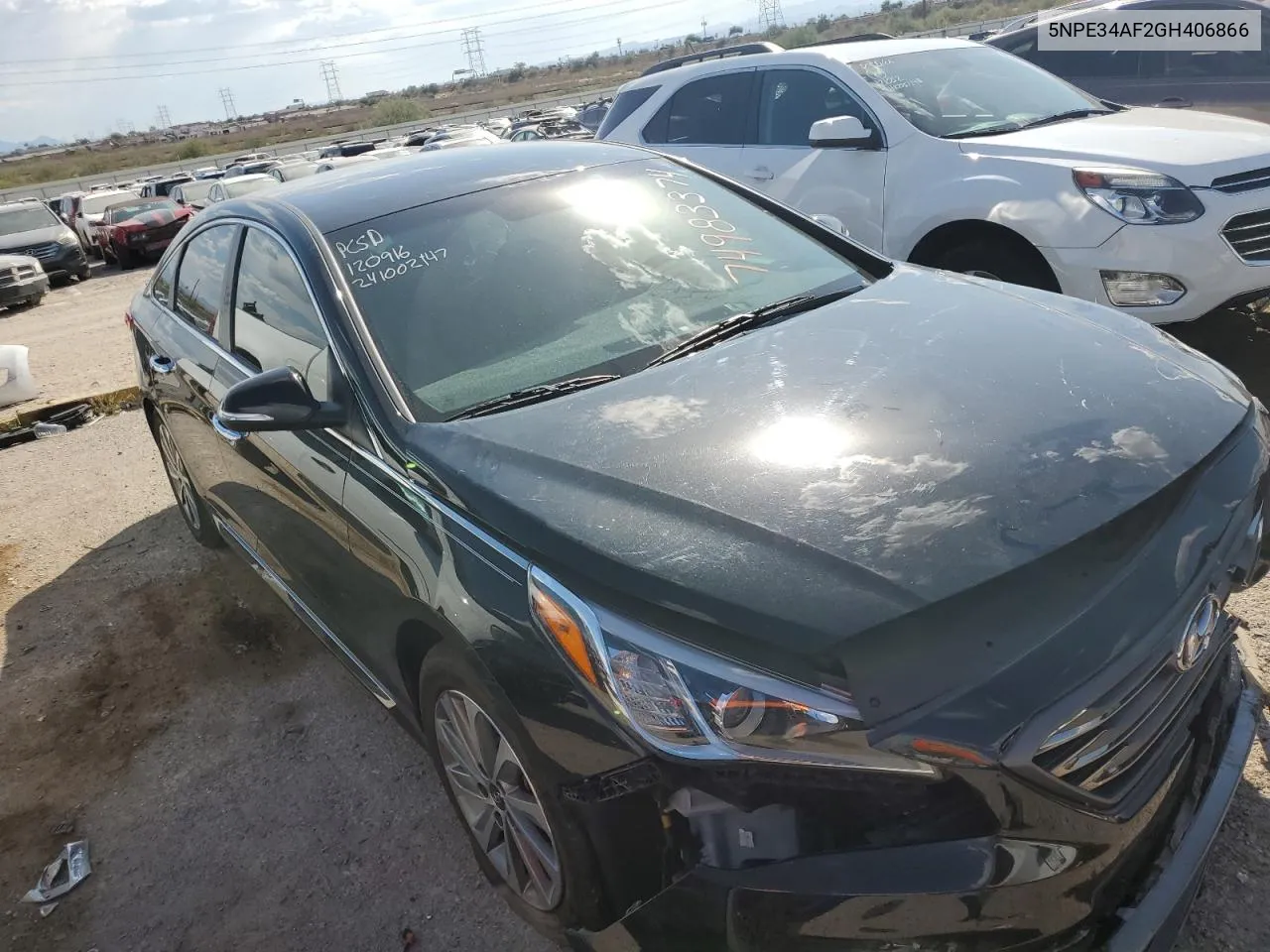 2016 Hyundai Sonata Sport VIN: 5NPE34AF2GH406866 Lot: 74983374