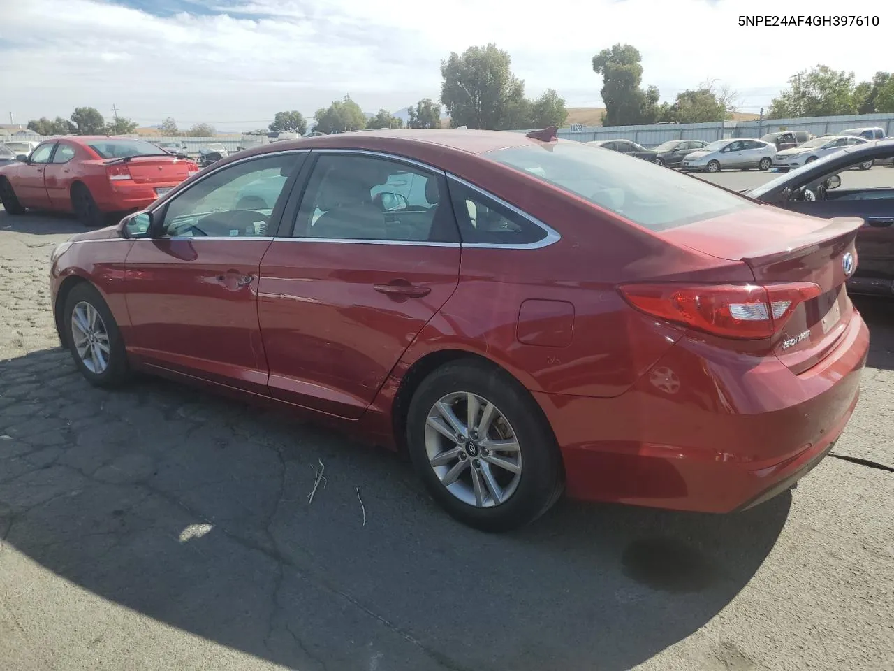 2016 Hyundai Sonata Se VIN: 5NPE24AF4GH397610 Lot: 75055724