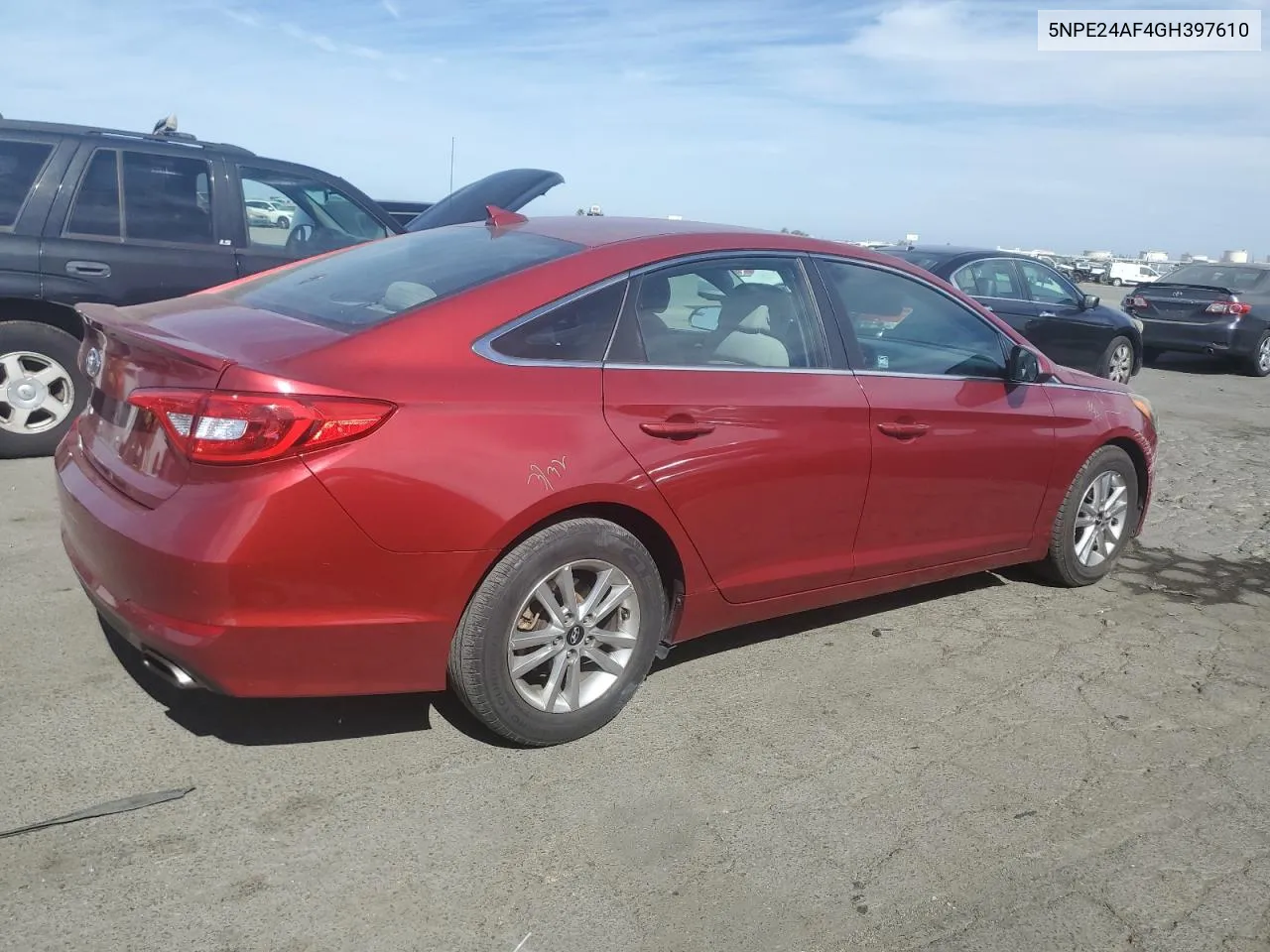 2016 Hyundai Sonata Se VIN: 5NPE24AF4GH397610 Lot: 75055724