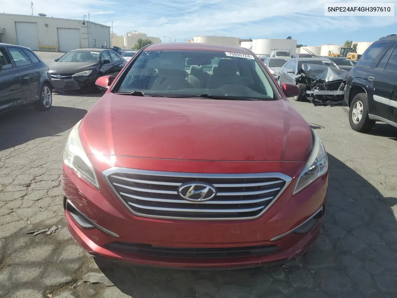 2016 Hyundai Sonata Se VIN: 5NPE24AF4GH397610 Lot: 75055724