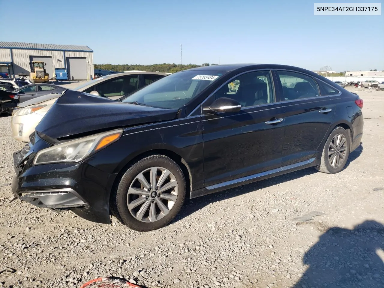 2016 Hyundai Sonata Sport VIN: 5NPE34AF2GH337175 Lot: 75185434