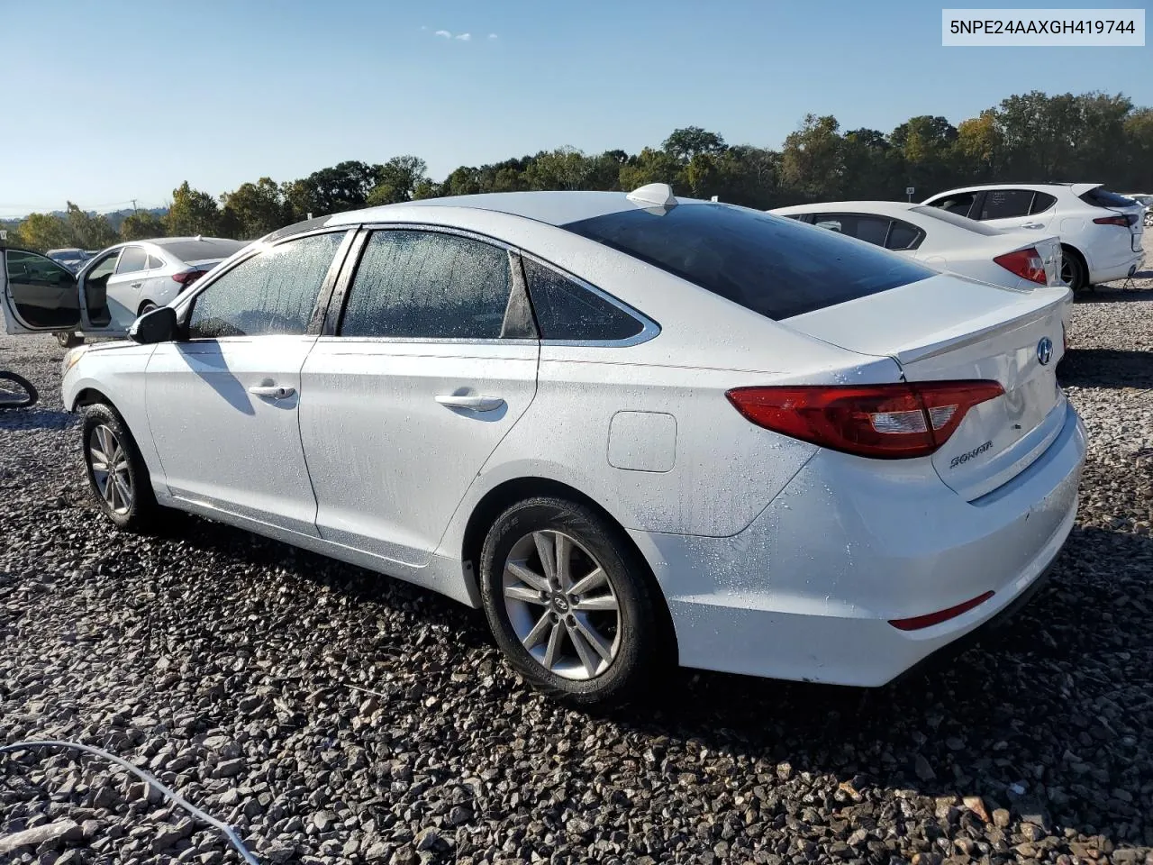 2016 Hyundai Sonata Eco VIN: 5NPE24AAXGH419744 Lot: 75219604