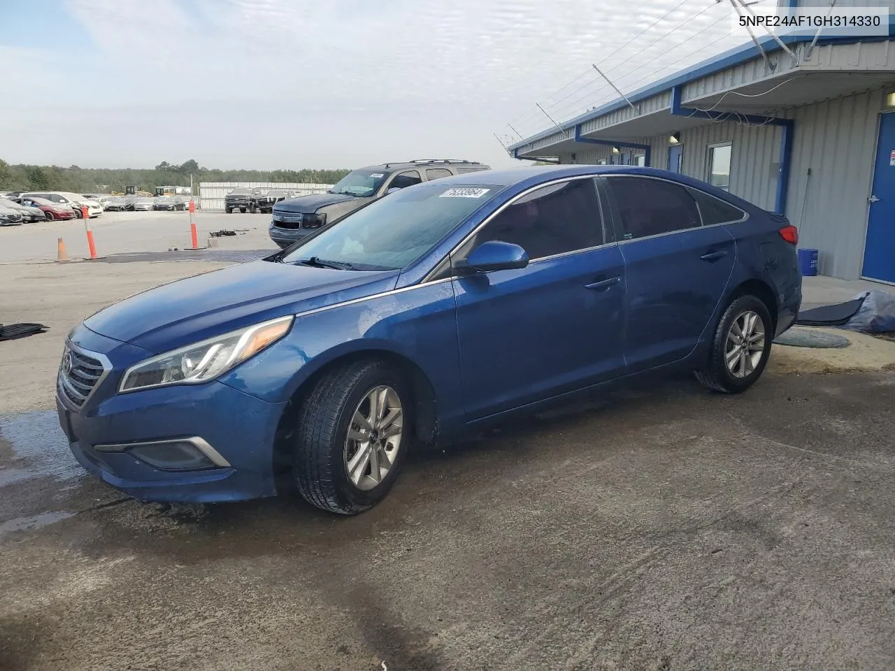 2016 Hyundai Sonata Se VIN: 5NPE24AF1GH314330 Lot: 75233964