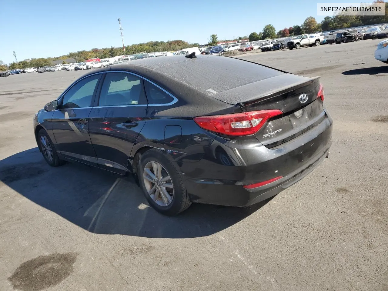 2016 Hyundai Sonata Se VIN: 5NPE24AF1GH364516 Lot: 75278814