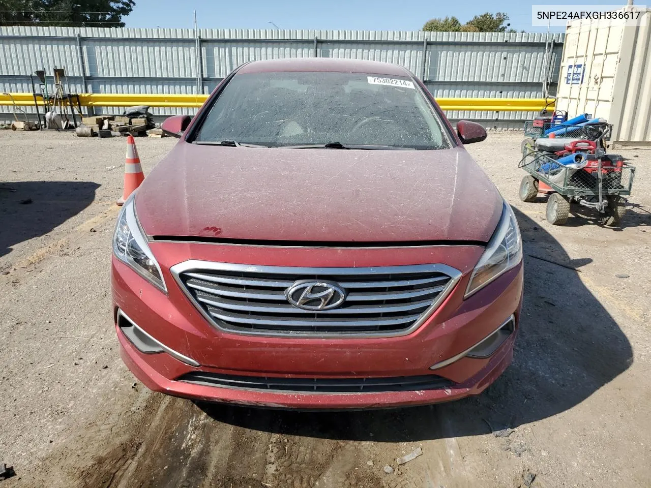 2016 Hyundai Sonata Se VIN: 5NPE24AFXGH336617 Lot: 75302214