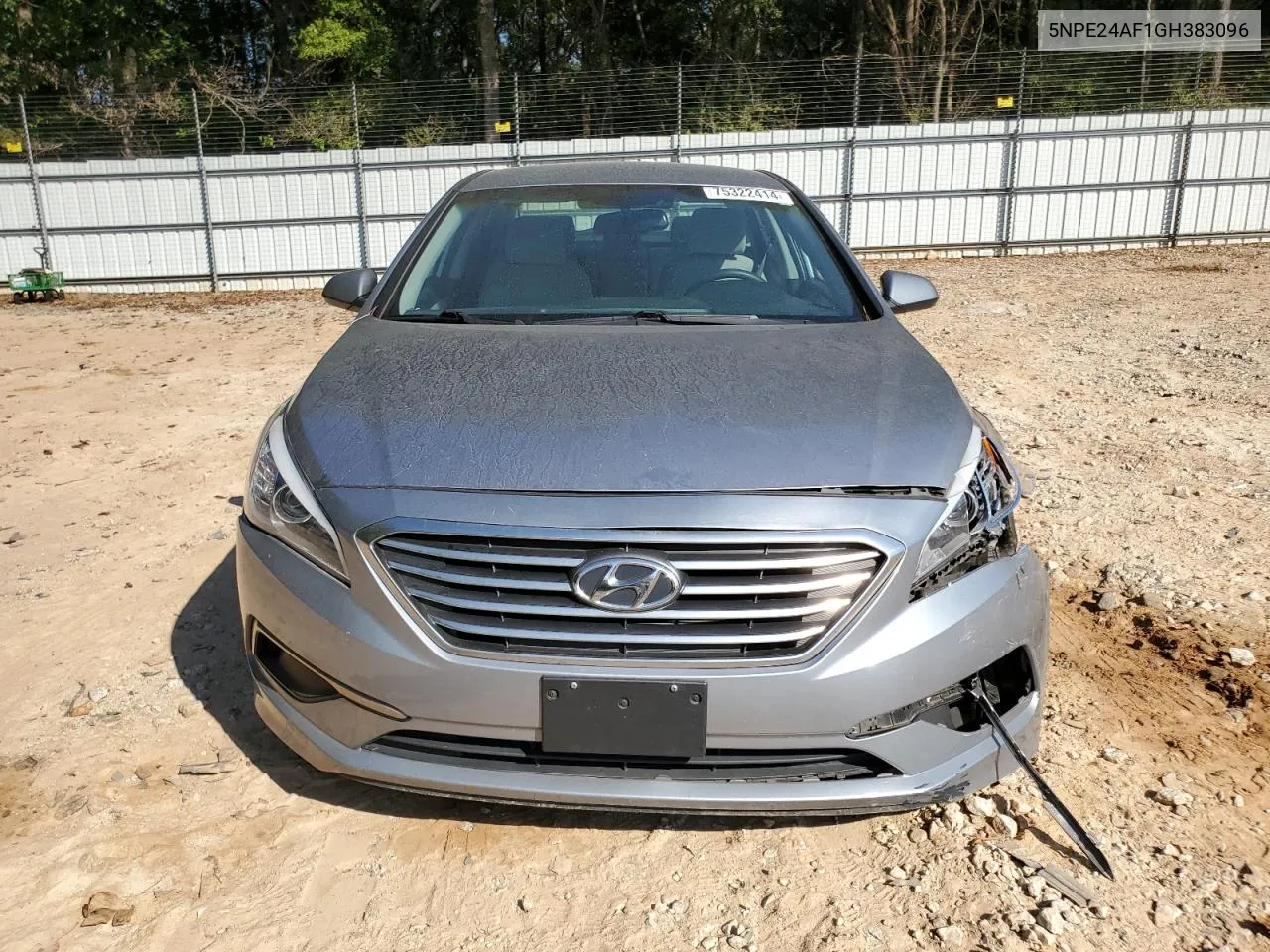 2016 Hyundai Sonata Se VIN: 5NPE24AF1GH383096 Lot: 75322414