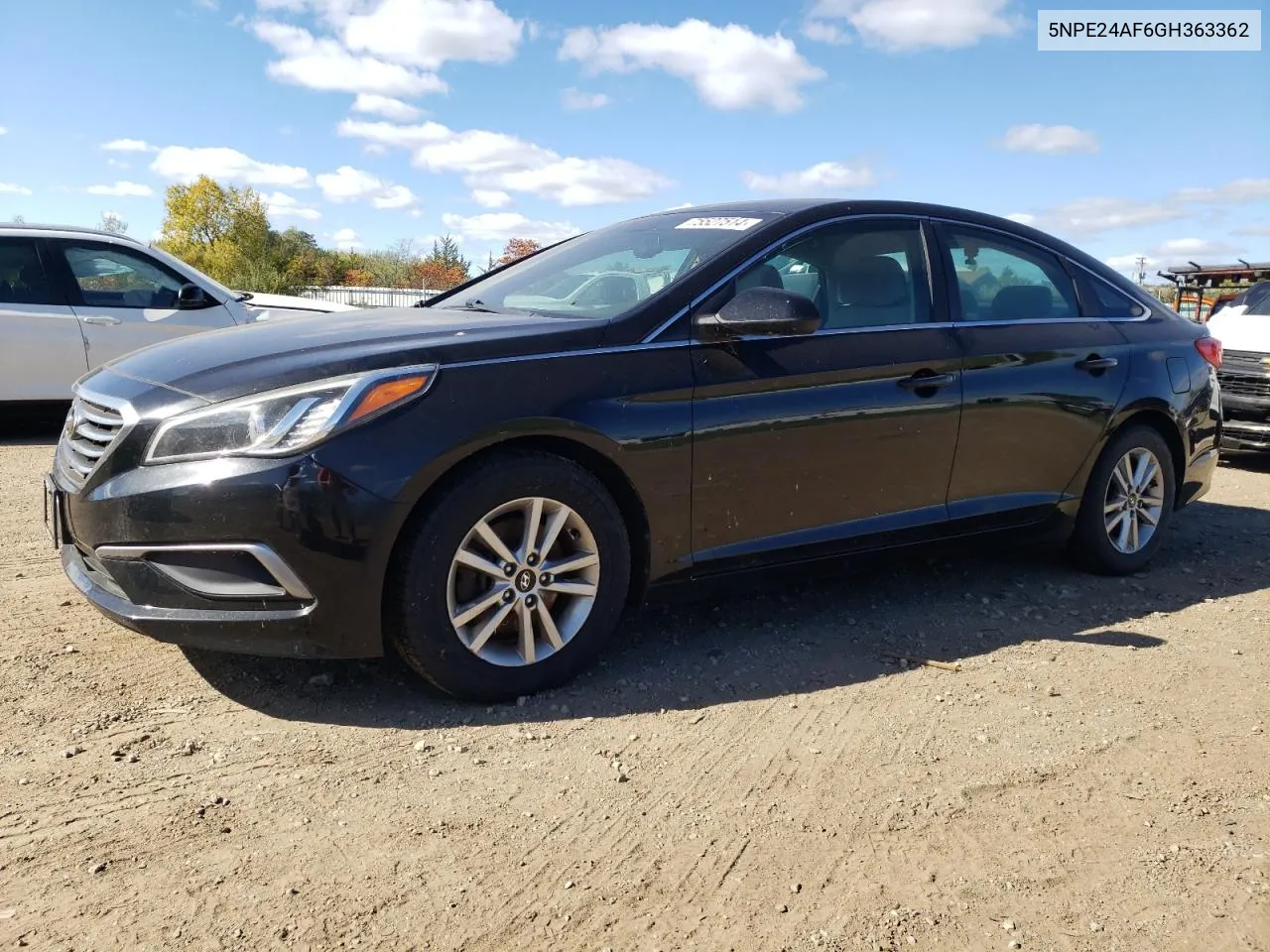 2016 Hyundai Sonata Se VIN: 5NPE24AF6GH363362 Lot: 75527514