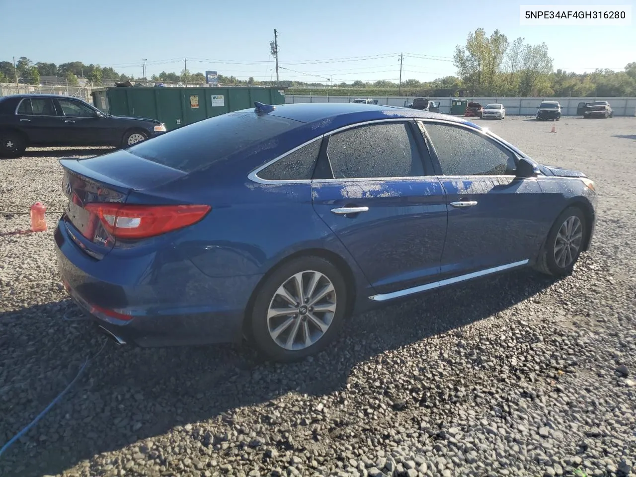 5NPE34AF4GH316280 2016 Hyundai Sonata Sport